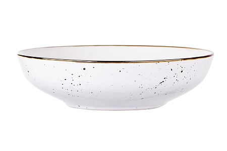 Тарелка суповая Ardesto Bagheria, 20 см, Bright white, керамика AR2920WGC