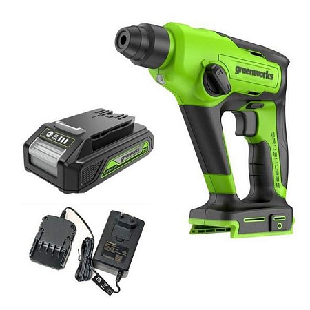 Перфоратор Greenworks GD24SDS1K2