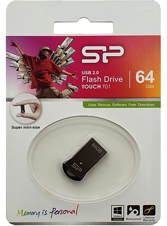 USB флешка 64GB Silicon Power Touch T01 SP064GBUF2T01V3K Silver