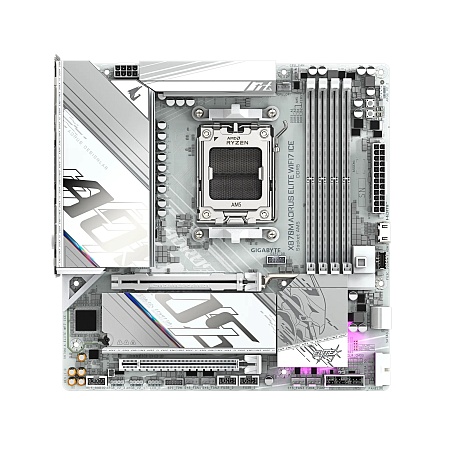 Материнская плата GIGABYTE X870M AORUS ELITE WF7 ICE