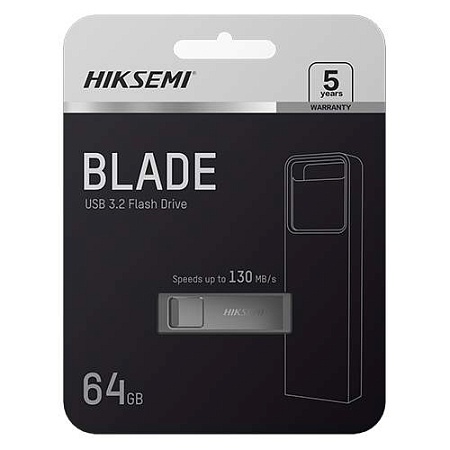 USB flash 64GB HikSemi HS-USB-E301 64G U3 USB 3.0 grey