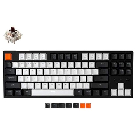 Клавиатура Keychron C1-A3 Brown Switch White Led Gateron G pro Mechanical