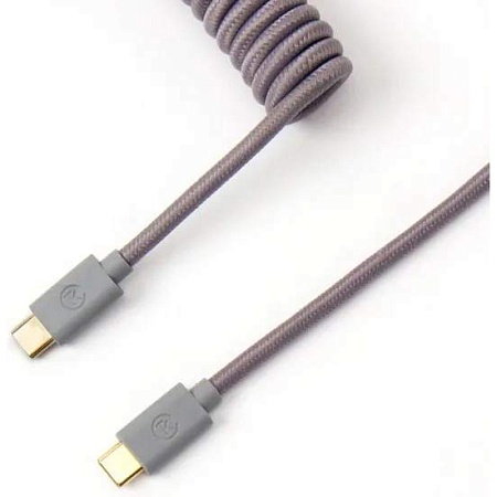Кабель Type-A/Type-C Keychron Coiled Cable Grey