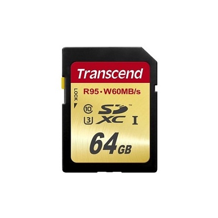 Карта памяти SD 64GB Transcend TS64GSDU3