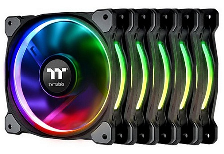 Кулер для корпуса Thermaltake Riing Plus 12 RGB (5-Fan Pack)