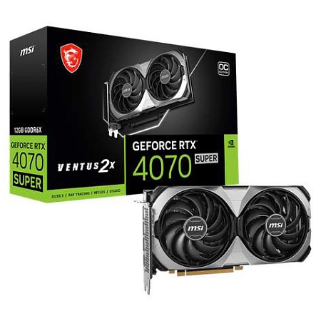 Видеокарта 12GB MSI RTX 4070 SUPER 12G VENTUS 2X OC