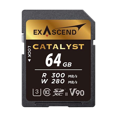 Карта памяти SD Exascend Catalyst 64Gb EX64GSDU2
