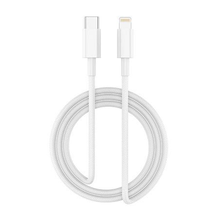 Кабель ARG Type-C to Lightning TL1 Белый 27W 1м