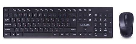 Клавиатура + Мышь Delux DLD-1505OGB