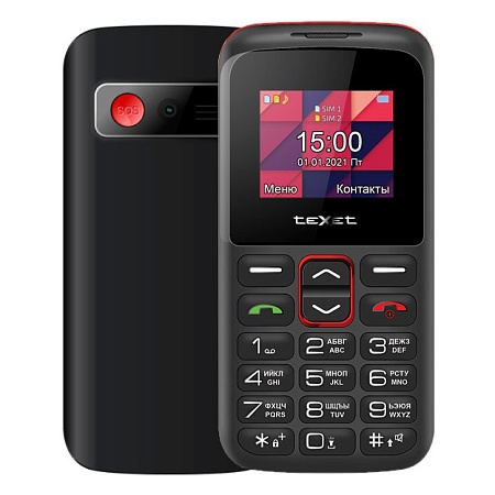 Мобильный телефон Texet TM-B318 чёрный