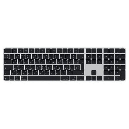 Клавиатура Apple Magic Keyboard with Touch ID - Russian - Black Keys MXK83RS/A
