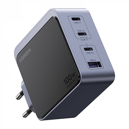 Зарядное устройство Ugreen X565 35043 Nexode S 100W/ 3*USB-C/1*USB-A/ Зарядное устройство Ugreen X565 35043 Nexode S 100W/ 3*USB-C/1*USB-A/