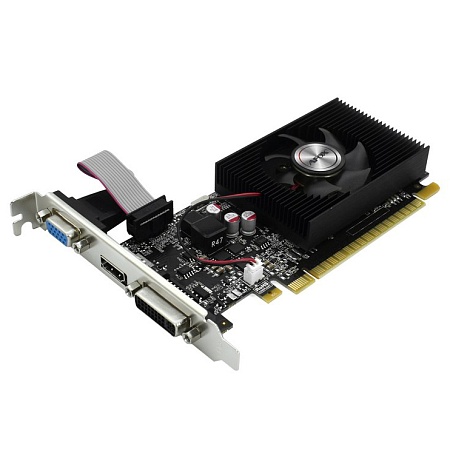 SVGA PCI Express, 2 GB, Afox GT 610 [AF610-2048D3L7-V8], DVI/HDMI/VGA, DDR3/64bit, +LP