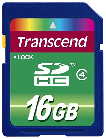 Карта памяти SD Transcend 16GB TS16GSDHC4