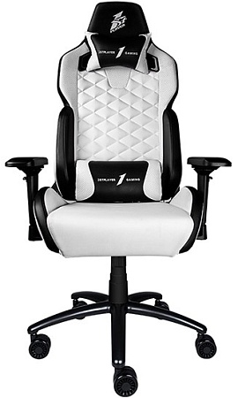 Игровое компьютерное кресло 1st Player DK2 White/Black