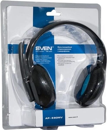 Наушники с микрофоном SVEN AP-680MV SV-0410680MV Наушники с микрофоном SVEN AP-680MV SV-0410680MV