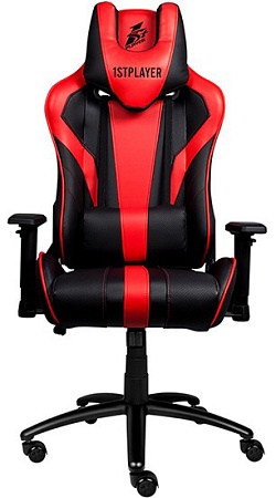 Игровое компьютерное кресло 1st Player FK1 Red/Black