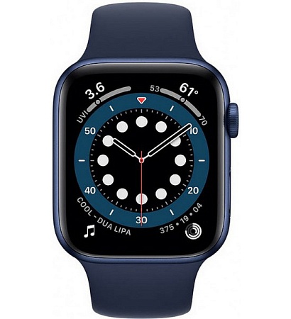 Смарт-часы Apple Watch Series 6 GPS MG143GK/A Смарт-часы Apple Watch Series 6 GPS MG143GK/A
