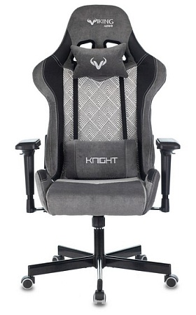 Игровое компьютерное кресло Zombie VIKING 7 KNIGHT Fabric серый Loft