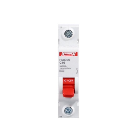 Автоматический выключатель Himel HDB3w 1Р 10А х-ка B 45кА