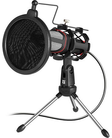 Микрофон Defender Pitch GMC 300 black-red