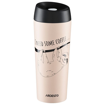 Термочашка Ardesto Coffee time Bradypus 450 млбежнержавеющая сталь AR2645DBE