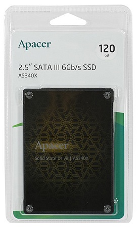 SSD накопитель 120 GB Apacer Panther AS340X AP120GAS340XC-1