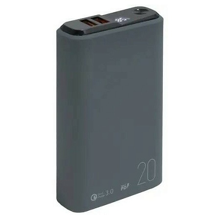 Power Bank Olmio QS-20 20000mAh серый Power Bank Olmio QS-20 20000mAh серый
