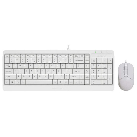 Клавиатура+мышь A4tech Fstyler F1512S-White Fstyler USB
