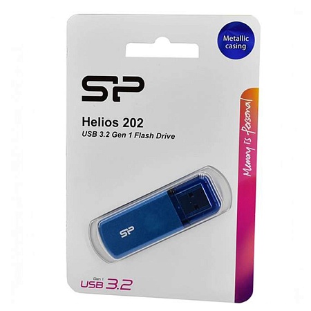 USB flash 128GB Silicon Power Helios 202 SP128GBUF3202V1B blue