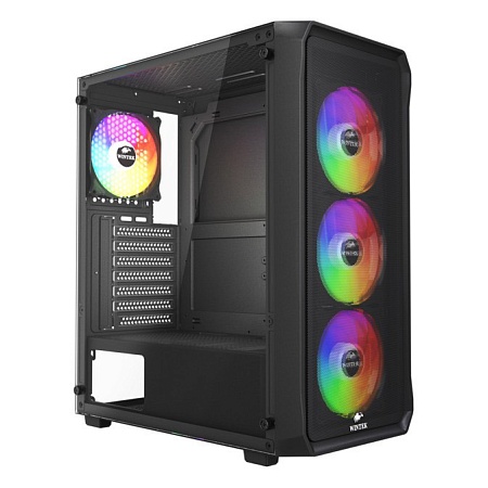 Корпус для ПК Wintek Tornado Pro PS195-B-M TG Black Корпус для ПК Wintek Tornado Pro PS195-B-M TG Black