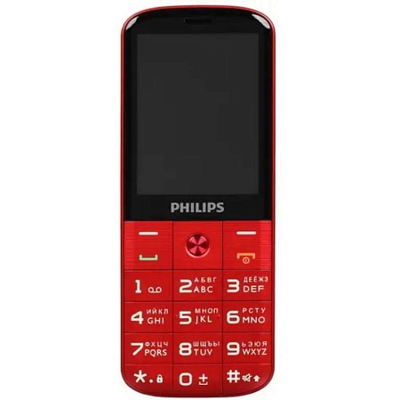 Мобильный телефон Philips Xenium E227 красный