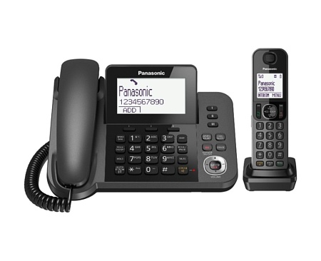 Беспроводной телефон PANASONIC KX-TGF320 Черный