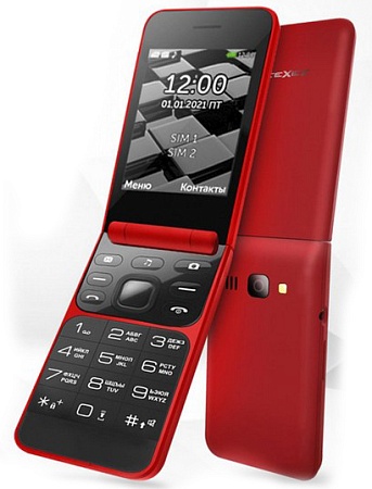 Мобильный телефон Texet TM-405 красный