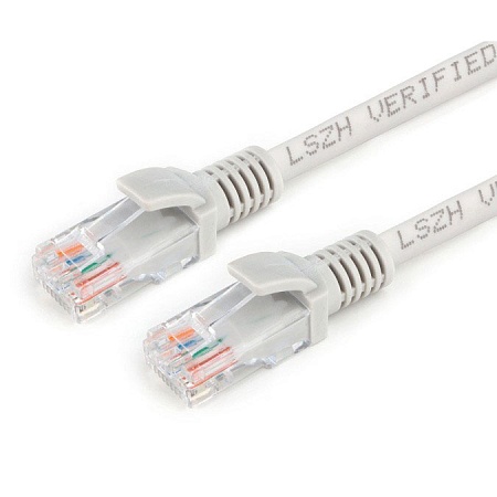 Патч-корд LSZH UTP Cablexpert кат. 5e 20м серый