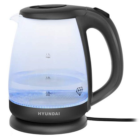 Чайник Hyundai HYK-G1003 серый