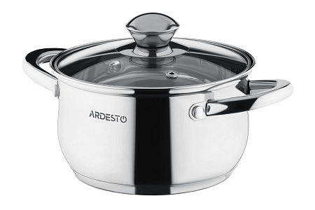 Набор посуды Ardesto Gemini Gourmet Varese, 6 пред.,  нержавеющая сталь AR1906PS