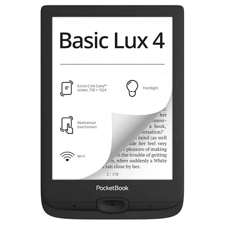 Электронная книга PocketBook PB618-P-CIS черный