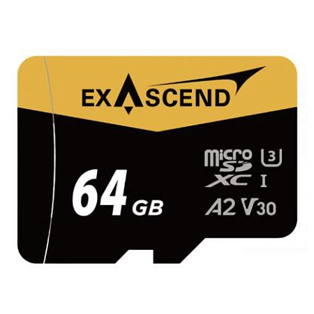 Карта памяти MicroSD Exascend Catalyst 64Gb EX64GUSDU1-AD