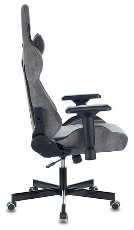 Игровое компьютерное кресло Zombie VIKING 7 KNIGHT Fabric серый Loft