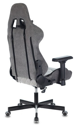 Игровое компьютерное кресло Zombie VIKING 7 KNIGHT Fabric серый Loft