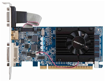 Видеокарта 1 GB Gigabyte nVidia GeForce GT210 GV-N210D3-1GI