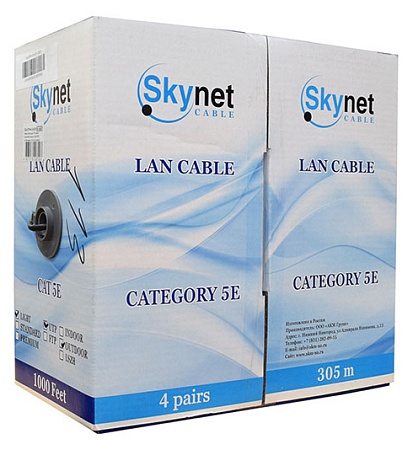 Кабель Сетевой SkyNet CSL-UTP-4-CU-OUT UTP