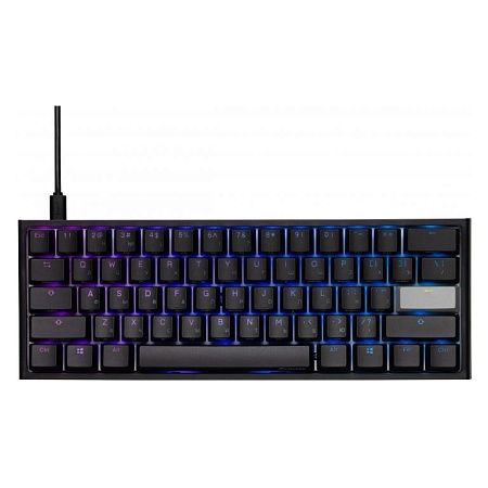Клавиатура Ducky One 2 Mini, Cherry Brown, RGB LED, UA/RU, Black-White