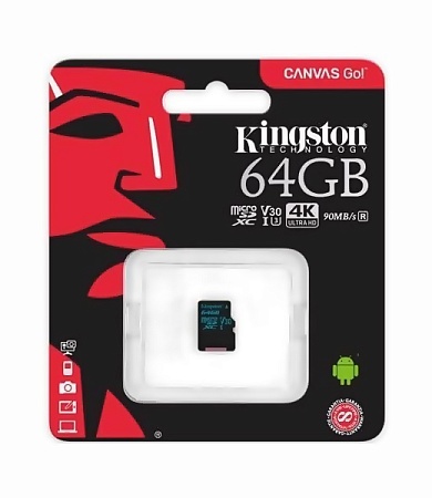 Карта памяти MicroSD 64GB Kingston SDCG2/64GBSP