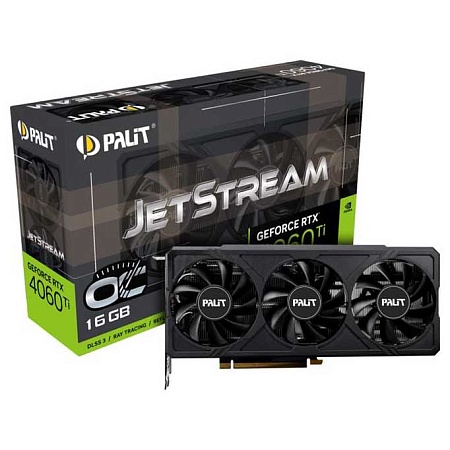 Видеокарта 16GB PALIT RTX4060Ti JETSTREAM OC NE6406TU19T1-1061J