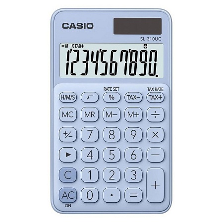 Калькулятор карманный CASIO SL-310UC-LB-W-EC