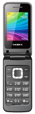 Мобильный телефон Texet TM-204 Антрацит