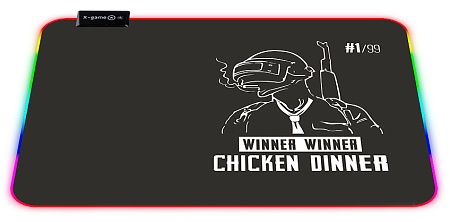 Коврик для мыши X-game Chicken Dinner (Led)