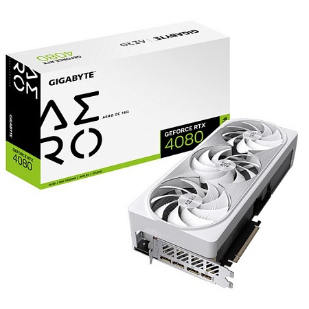 Видеокарта 16Gb Gigabyte RTX4080 AERO OC GV-N4080AERO OC-16GD